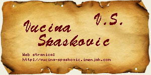Vucina Spasković vizit kartica
